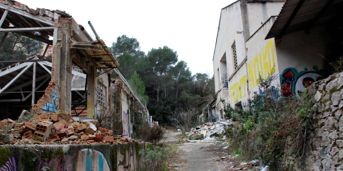 Finca abandonada del Molí d'en Galí, al Ripoll. Autor: cedida.