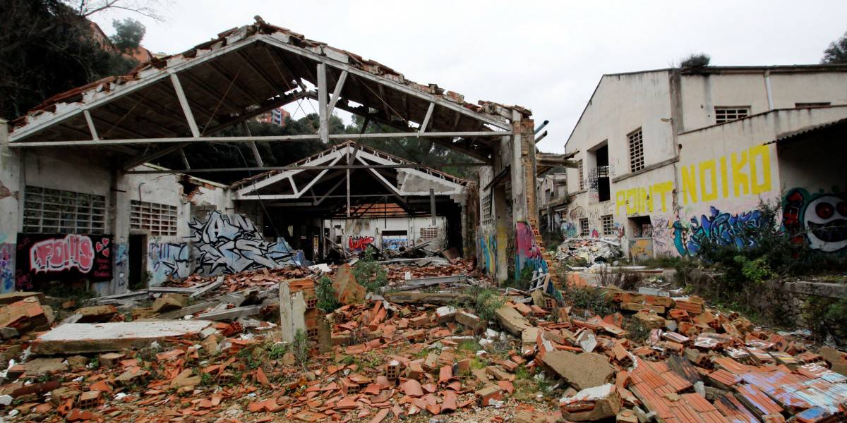 Finca abandonada del Molí d'en Galí, al Ripoll. Autor: cedida.