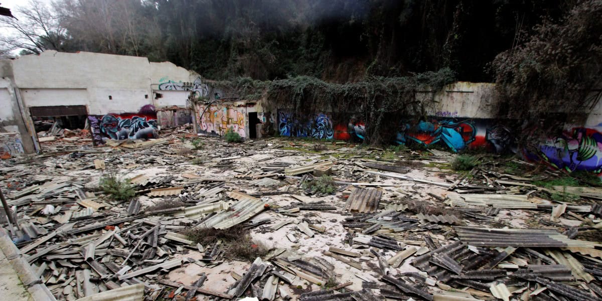 Finca abandonada del Molí d'en Galí, al Ripoll. Autor: cedida.