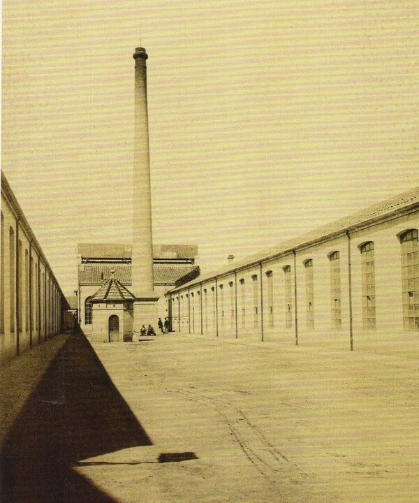 Fàbrica Juan Llonch y Hermanos. Joan Martí Centelles. Panorama fotográfico de Sabadell (1881)