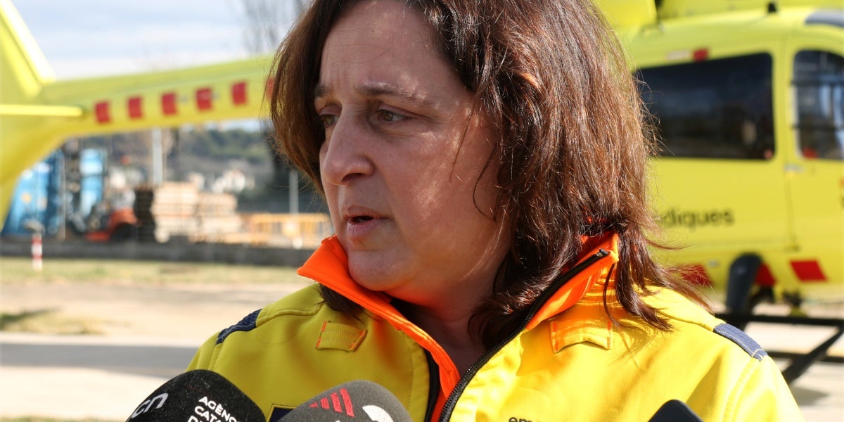 La directora del SEM, Anna Fontquerni, surt al pas de les crítiques en la crisi dels helicòpters. Autor: ACN.