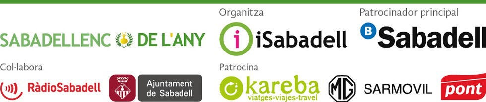 Patrocinadors i col·laboradors del Premi Sabadellenc de l'Any 2024