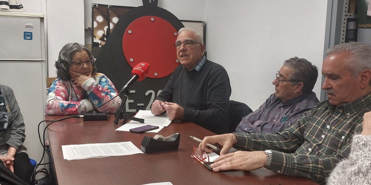 Fernando Francisco, de l'Associació de Veïns d'Espronceda. Autor: Albert P.