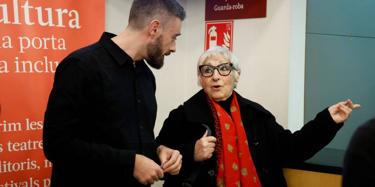 Els finalistes Aleix González i Mirna Lacambra. Autor: D. Jiménez.