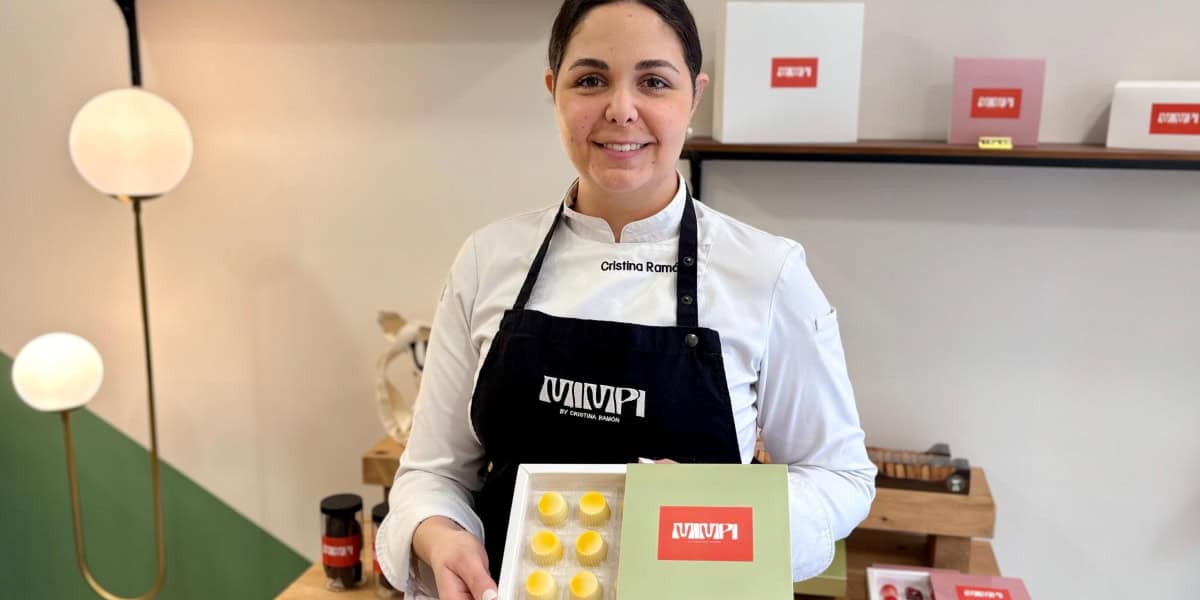 Cristina Ramón, de Mimpi, pastisseria finalista al premi al millor bombó d'Espanya. Autor: J.d.A.