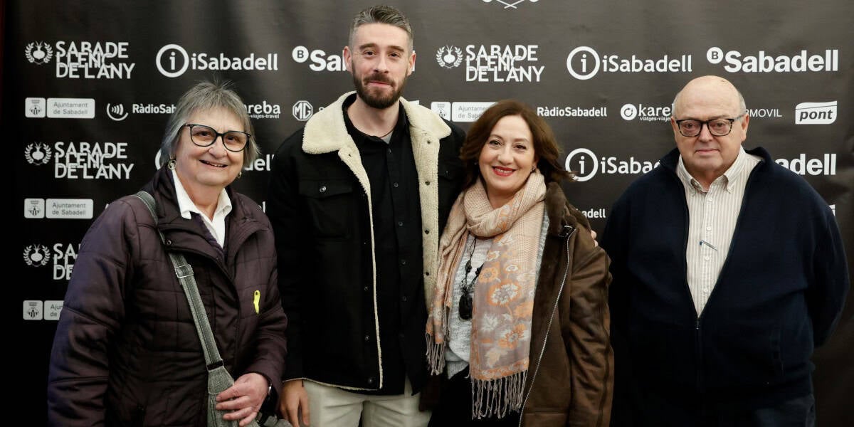 El finalista Aleix González amb la seva família. Autor: D. Jiménez.