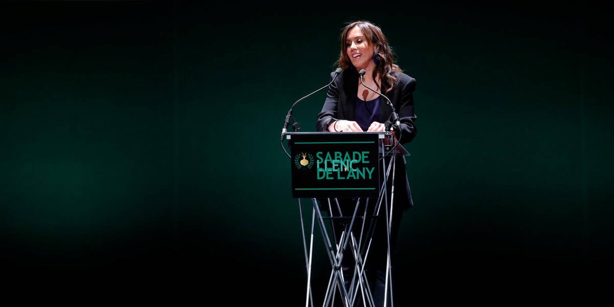 Discurs de l'alcaldessa, Marta Farrés. Autor: D. Jiménez.