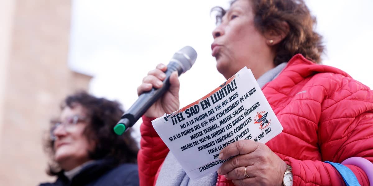 Concentració del SAD. Autor: D. Jiménez.