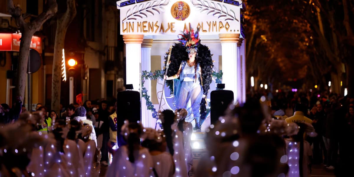 Una de les comparses del Carnaval 2025 a Sabadell. Autor: D.Jiménez.