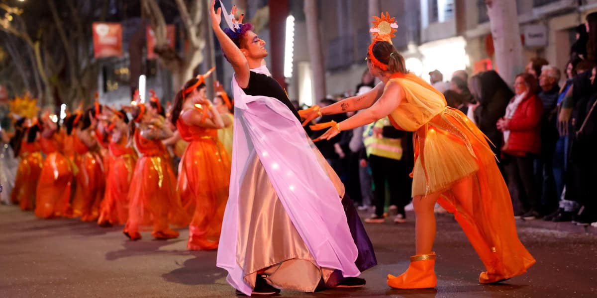 Una de les comparses del Carnaval 2025 a Sabadell. Autor: D.Jiménez.