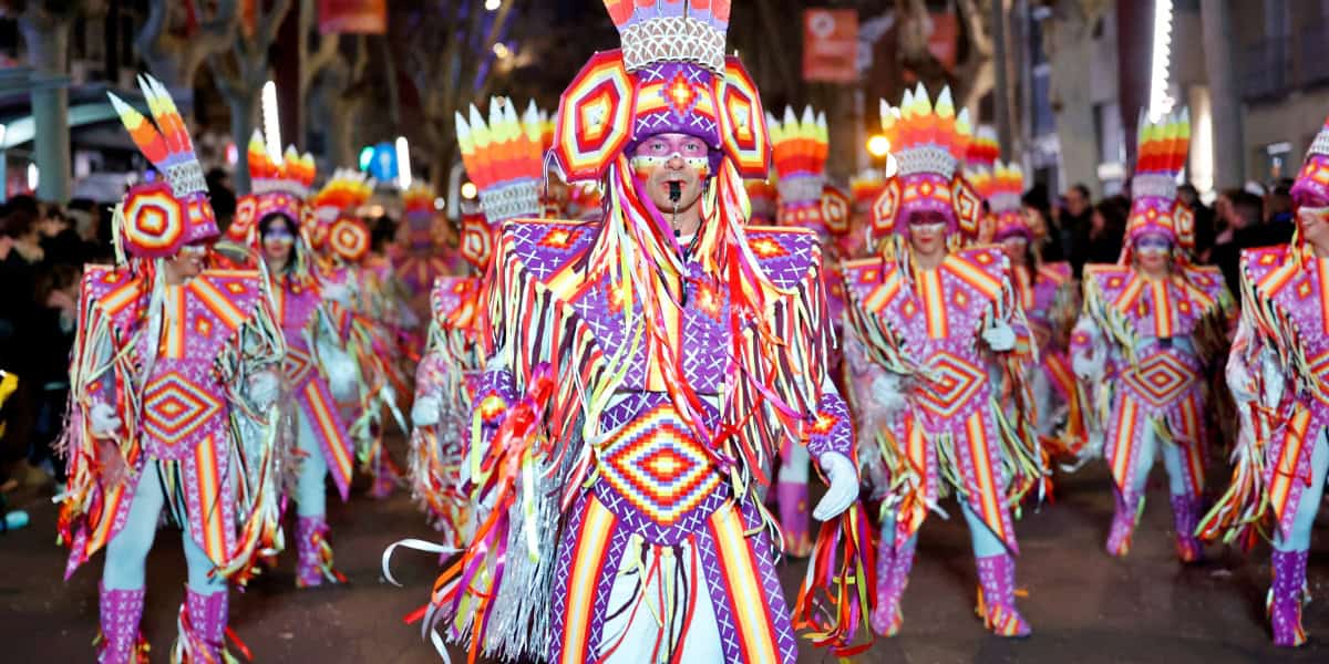 Una de les comparses del Carnaval 2025 a Sabadell. Autor: D.Jiménez.