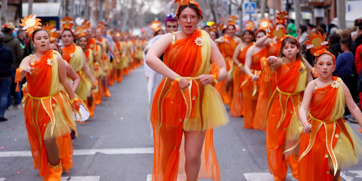 Una de les comparses del carnaval de Ca n'Oriac. Autor: D.Jiménez.