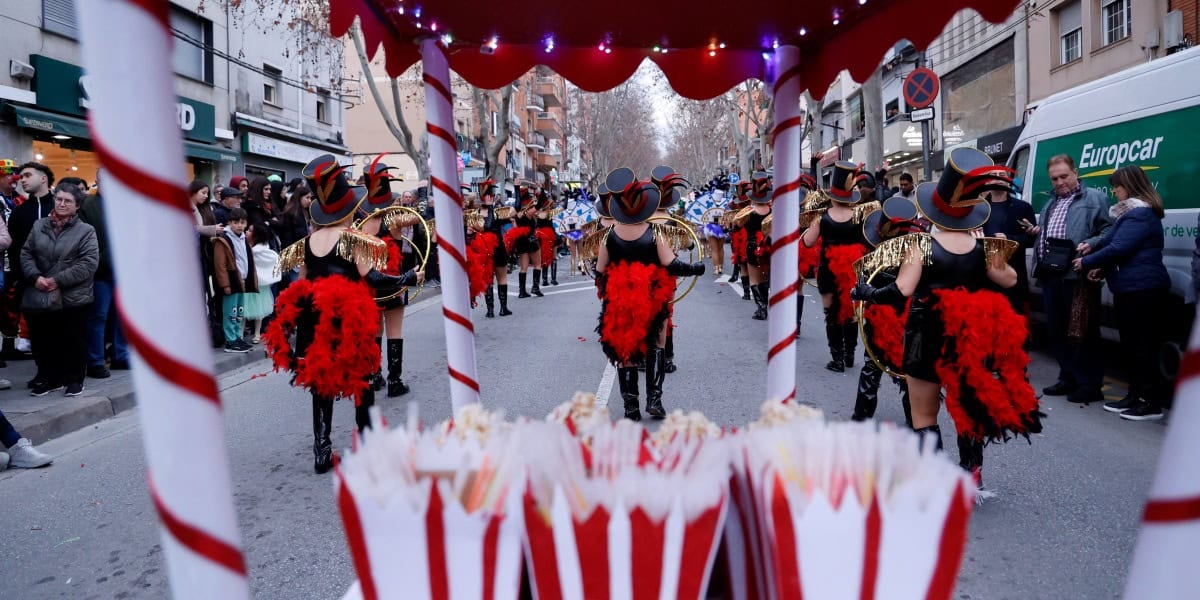 Una de les comparses del carnaval de Ca n'Oriac. Autor: D.Jiménez.