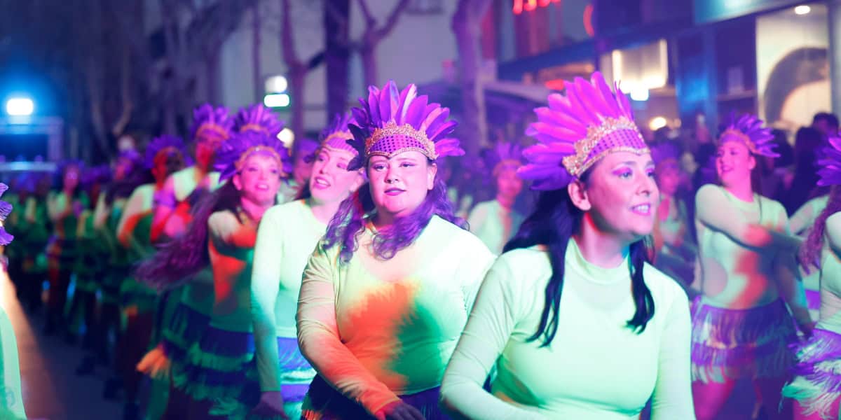 Una de les comparses del Carnaval 2025 a Sabadell. Autor: D.Jiménez.