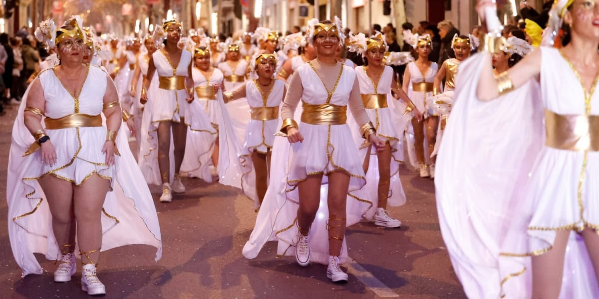 Una de les comparses del Carnaval 2025 a Sabadell. Autor: D.Jiménez.