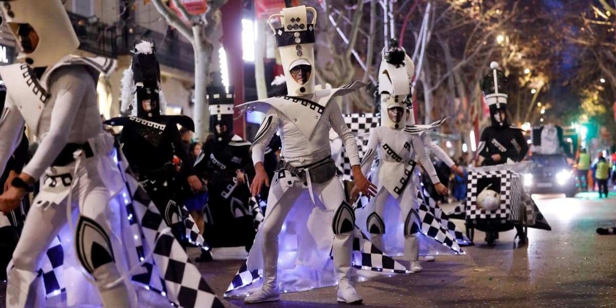 Una de les comparses del Carnaval 2025 a Sabadell. Autor: D.Jiménez.