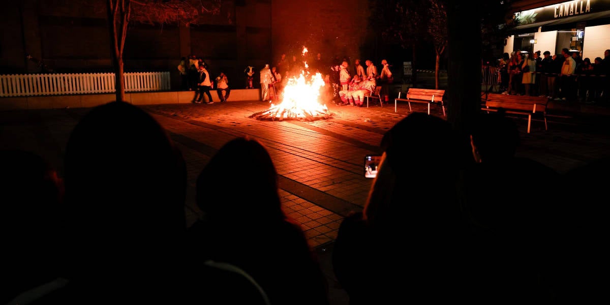 Crema del rei Carnestoltes, al Racó del Campanar. Autor: D.J.