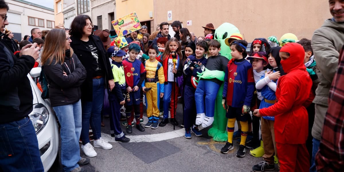 Un moment de la rua infantil de La Creu Alta. Autor: David Jiménez.