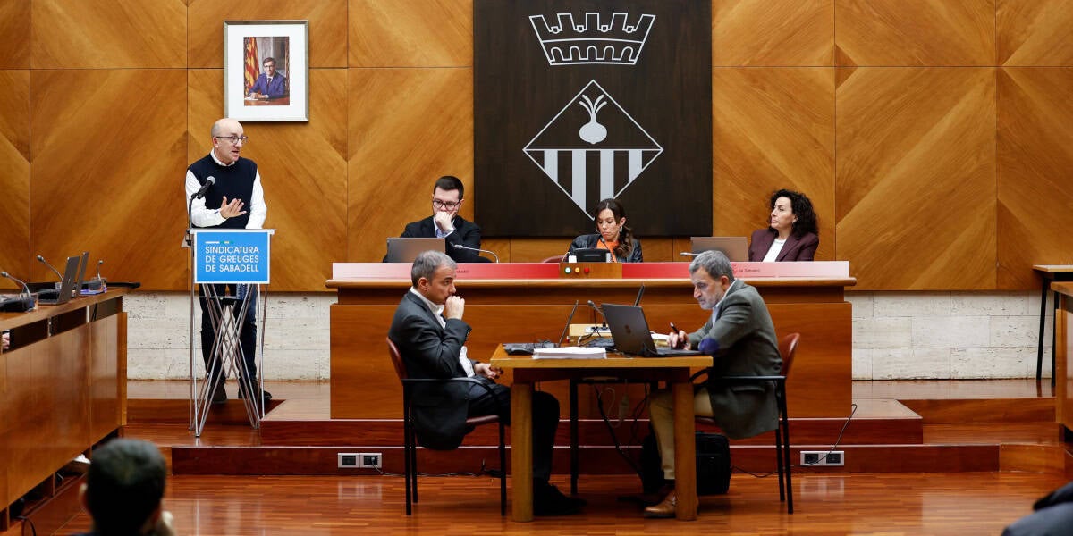 Foto portada: el Síndic, Josep Escartín, ha presentat la memòria de queixes al Síndic 2024. Autor: D.Jiménez.