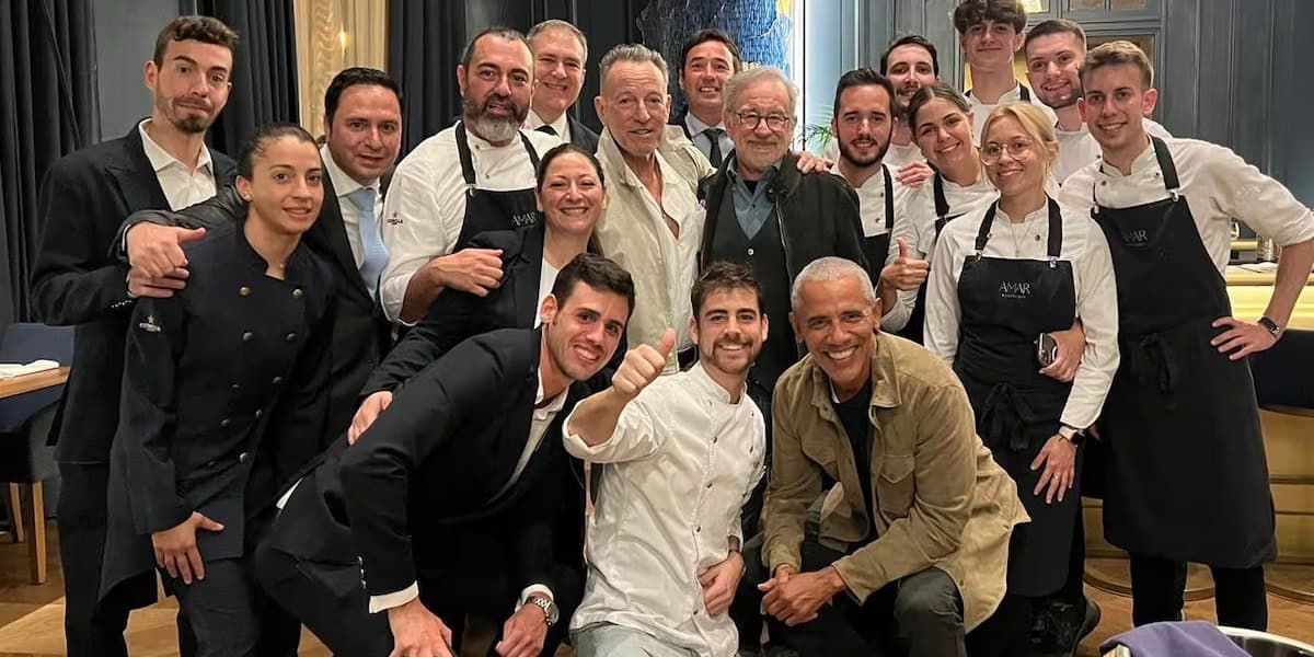 Ramón, amb Obama, Springsteen i Spielberg, a l'Amar, l'any 2023. Autor: Rafa Zafra. 