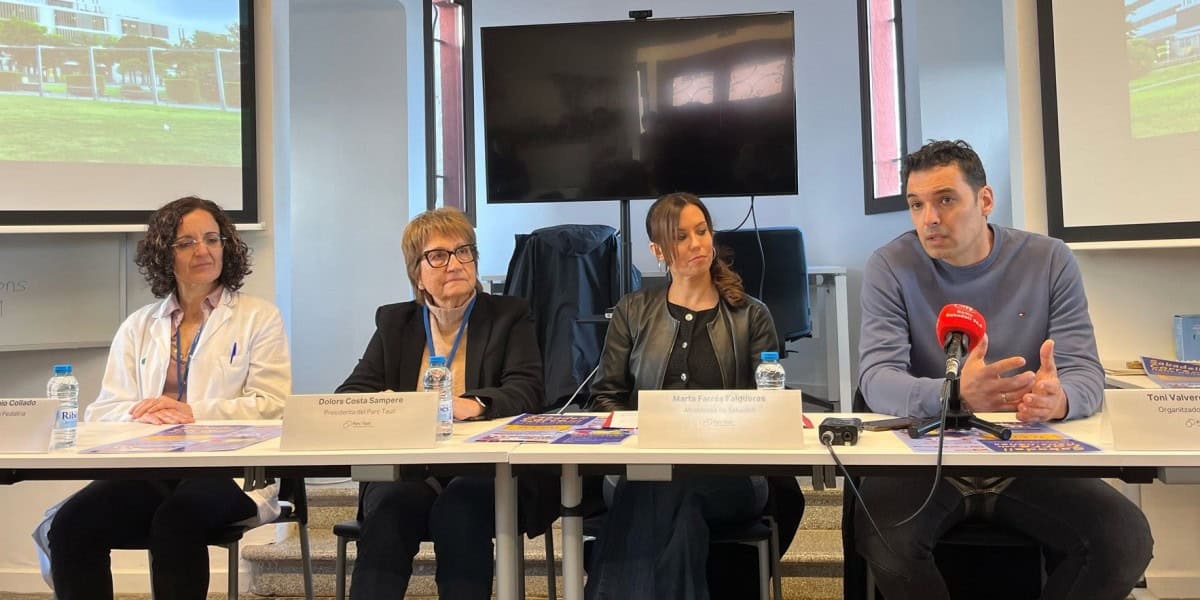 Roda de premsa de la vuitena edició de Sabadell Corre pels Nens i les Nenes. Autor: Jordi M.