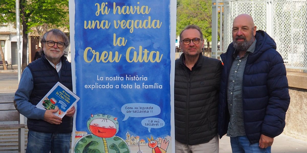 Josep Ubia, Manel Camps i Jaume Marco, impulsors de 'Hi havia una vegada La Creu Alta'. Autor: cedida.