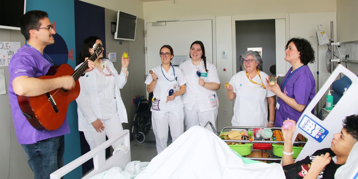 Musicoteràpia al Parc Taulí. Autor: cedida.