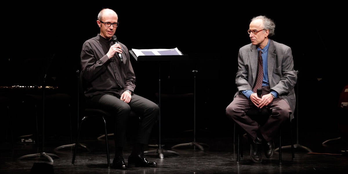 Santiago Serrate i Benet Casablancas. Autor: David Jiménez.