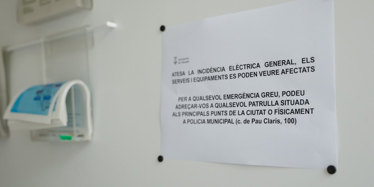 Apagada general, el 28 d'abril de 2025. Autor: D.Jiménez.
