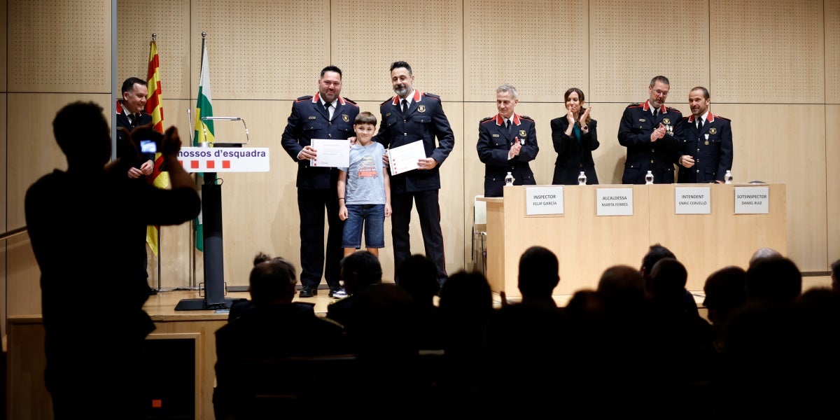 Els Mossos es reivindiquen durant el Dia de les Esquadres 2025, 48 hores després de la gran apagada. Autor: D.Jiménez.