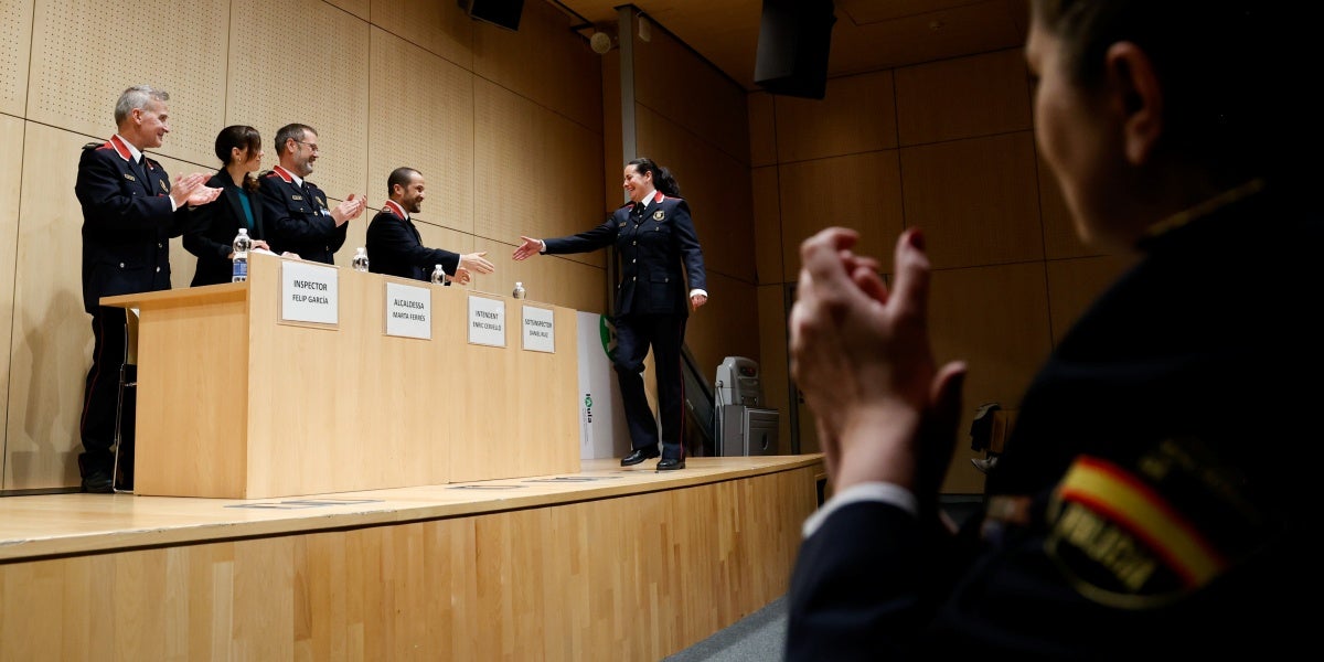 Els Mossos es reivindiquen durant el Dia de les Esquadres 2025, 48 hores després de la gran apagada. Autor: D.Jiménez.