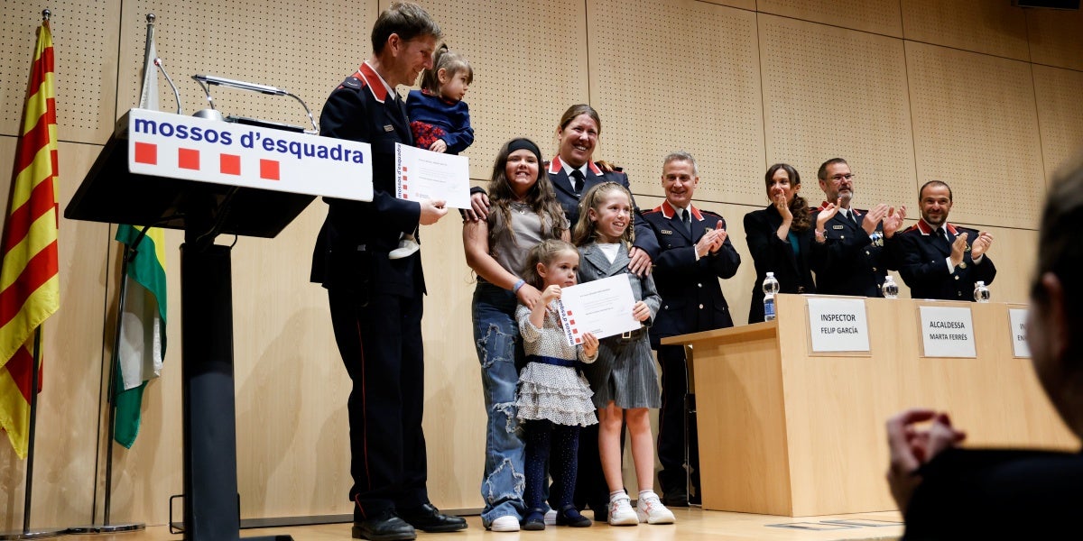 Els Mossos es reivindiquen durant el Dia de les Esquadres 2025, 48 hores després de la gran apagada. Autor: D.Jiménez.