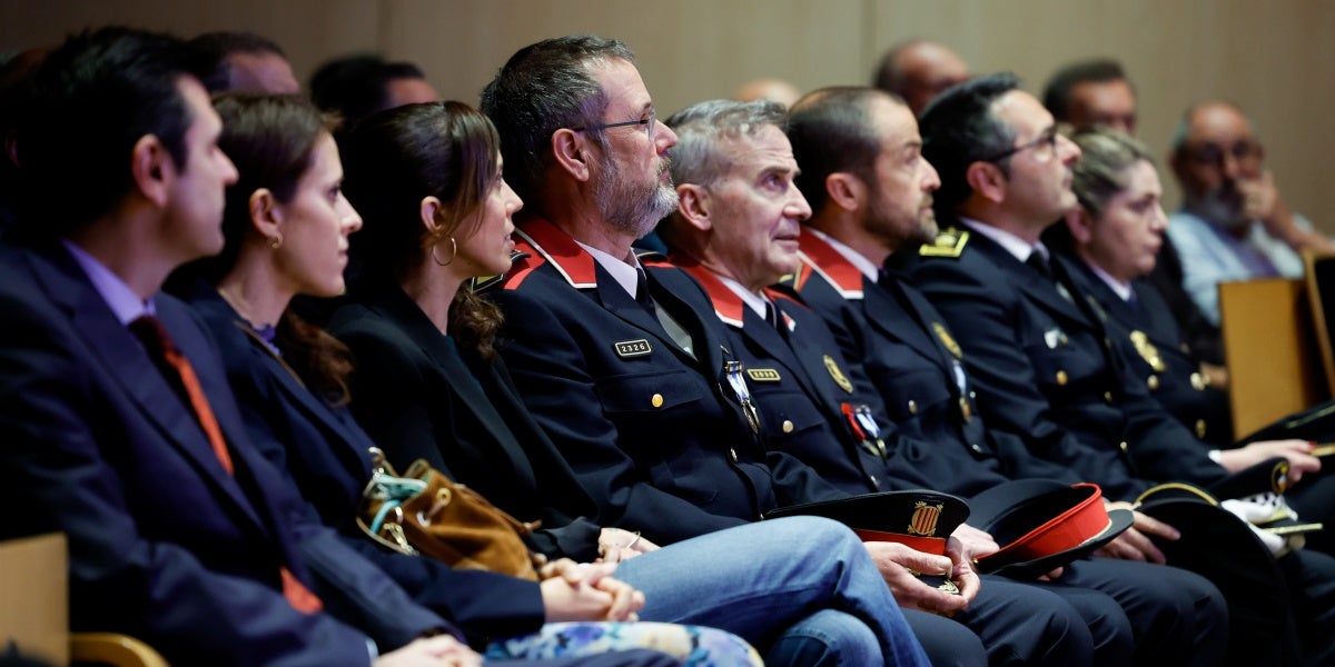 Els Mossos es reivindiquen durant el Dia de les Esquadres 2025, 48 hores després de la gran apagada. Autor: D.Jiménez.