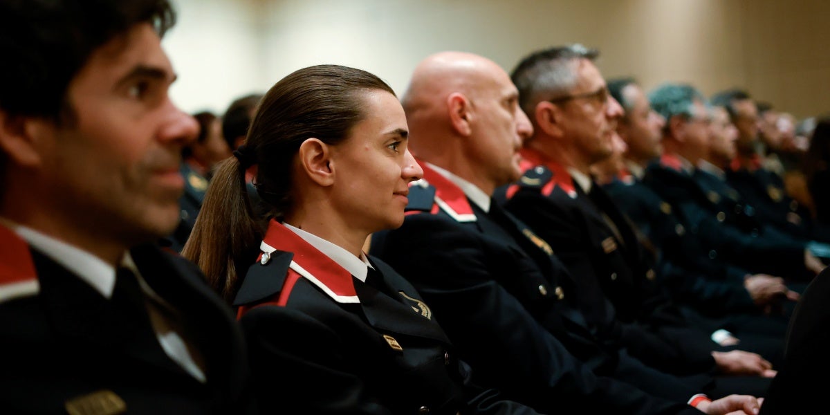 Els Mossos es reivindiquen durant el Dia de les Esquadres 2025, 48 hores després de la gran apagada. Autor: D.Jiménez.