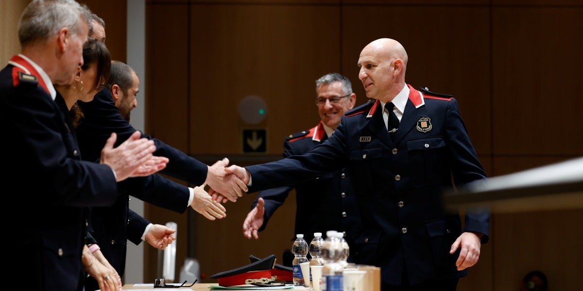 Els Mossos es reivindiquen durant el Dia de les Esquadres 2025, 48 hores després de la gran apagada. Autor: D.Jiménez.