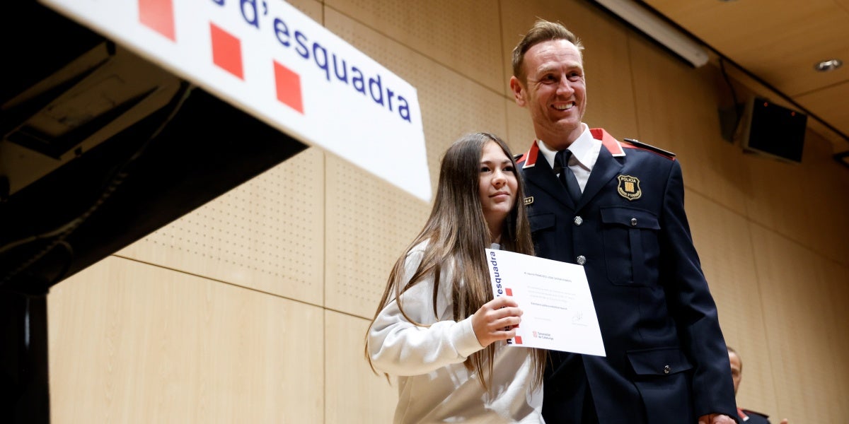 Els Mossos es reivindiquen durant el Dia de les Esquadres 2025, 48 hores després de la gran apagada. Autor: D.Jiménez.