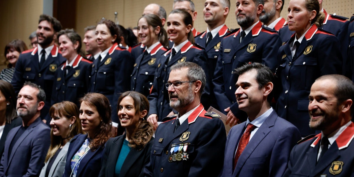 Els Mossos es reivindiquen durant el Dia de les Esquadres 2025, 48 hores després de la gran apagada. Autor: D.Jiménez.