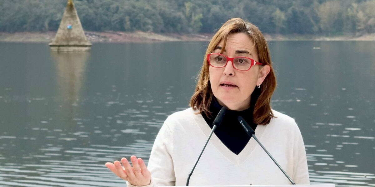 La consellera Paneque ha donat per finiquitada la sequera. Autor: ACN.