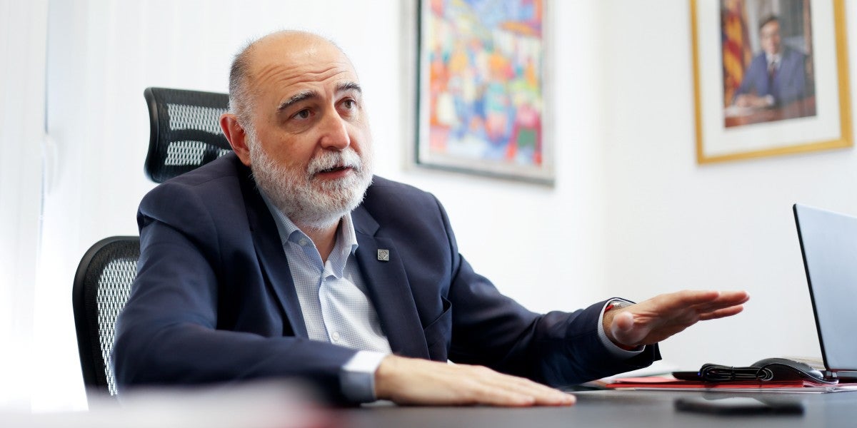 Xavier Garcés, alcalde de Barberà del Vallès. Autor: David Jiménez.