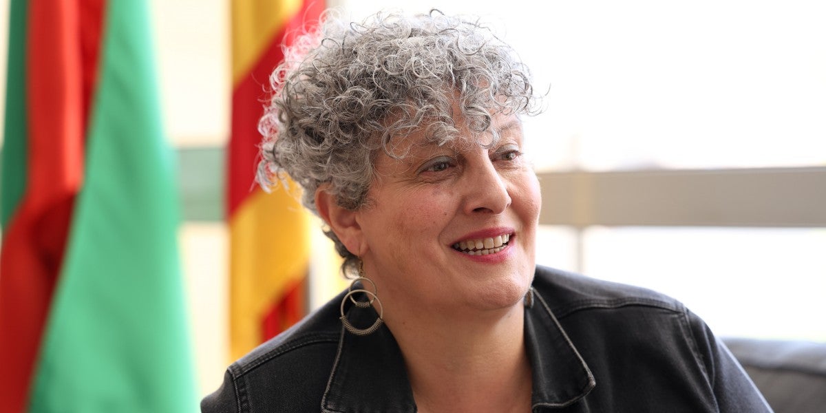 Elisabeth Oliveras, alcaldessa de Sant Quirze. Autor: David Jiménez.