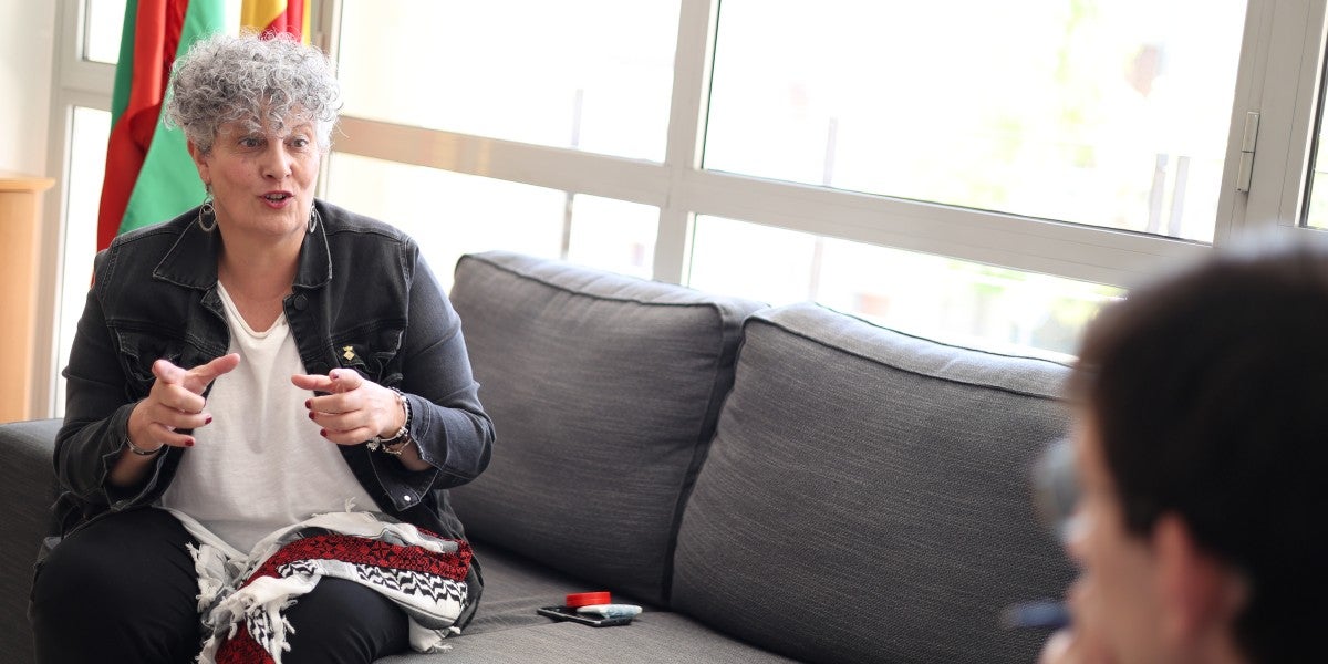 Elisabeth Oliveras, alcaldessa de Sant Quirze. Autor: David Jiménez.