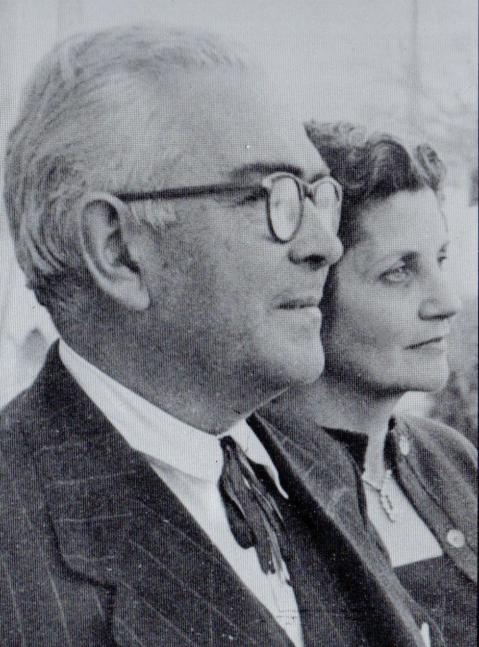 Salvador Sarrà i la seva esposa Emília Carbonell a l'exili xilè.