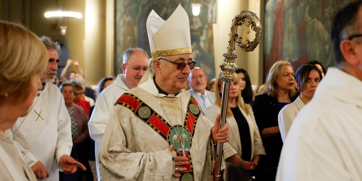 El bisbe Salvador Gristau, a l'Aplec de La Salut. Autor: David Jiménez.