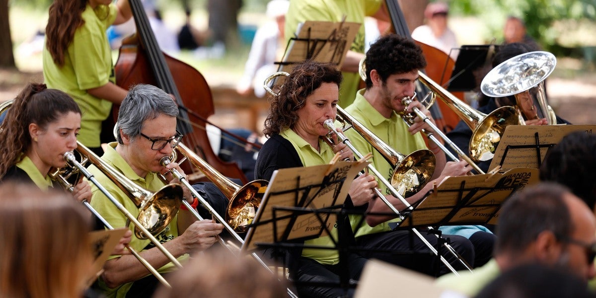 Concert de la Banda de Música de Sabadell, durant l'Aplec de la Salut. Autor: David Jiménez.