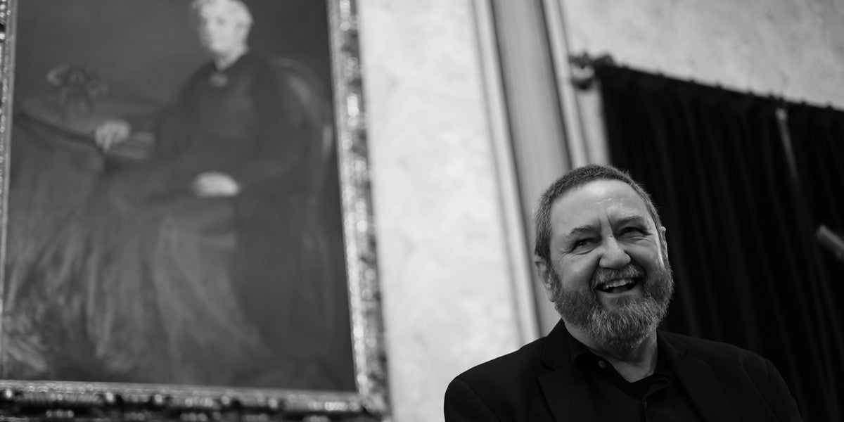 L'historiador de l'art Josep Casamartina, al Museu d'Art. Autor: D.Jiménez.