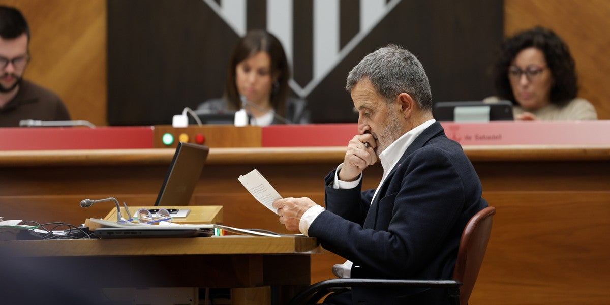 L'interventor municipal, Jesús Sierra, aquest dilluns. Autor: D.J.