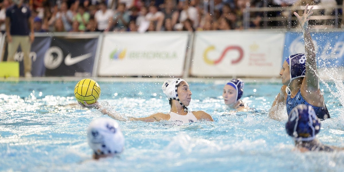 La waterpolista Mati Ortiz, en el seu darrer partit. Autor: D.Jiménez.