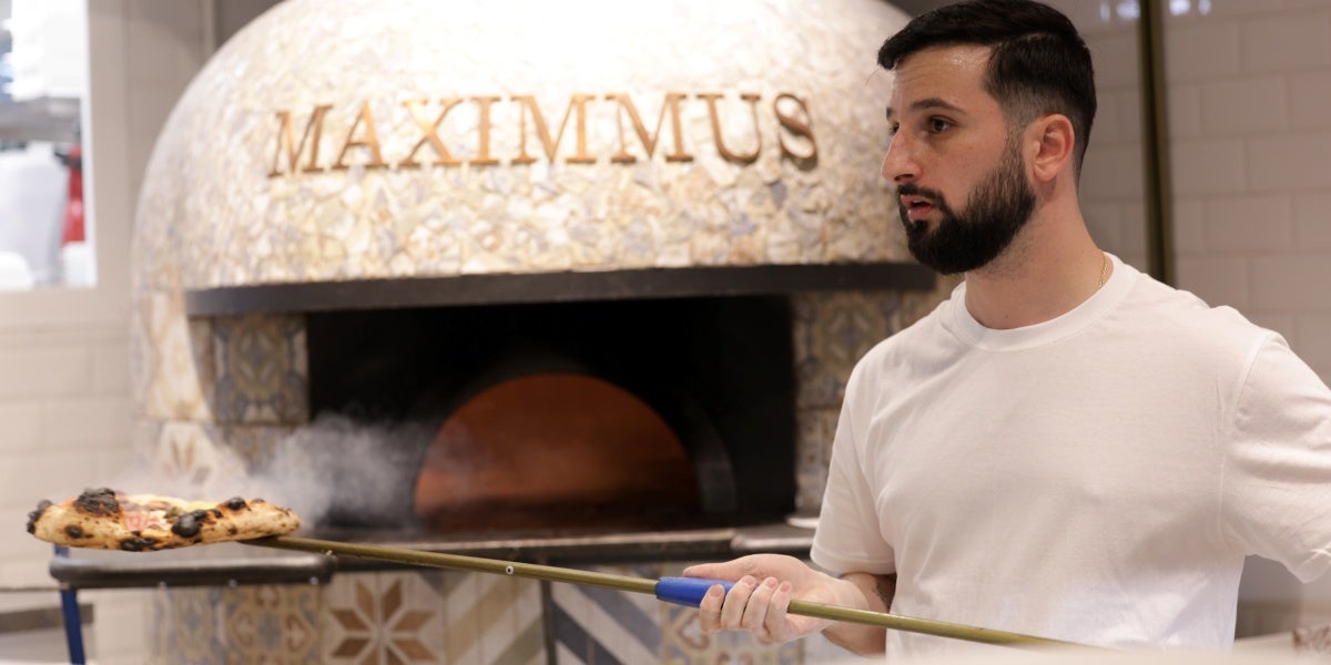 Una pizza a Maximmus Pizza, una de les 50 millors pizzeries d'Espanya. Autor: D.Jiménez.