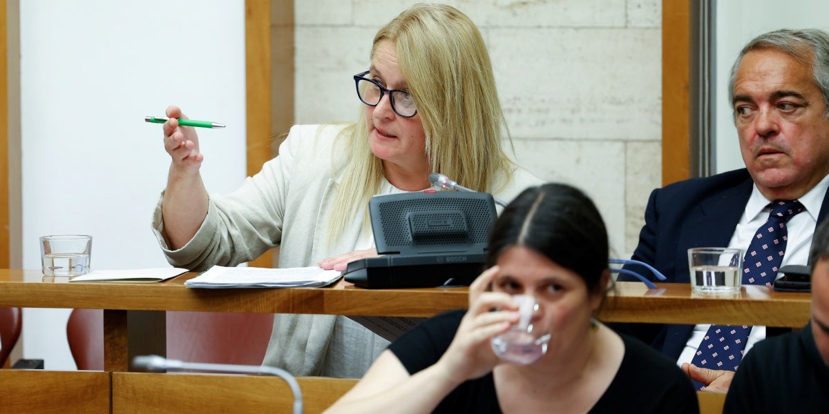La portaveu de Vox a l'Ajuntament, Nuria Acacio. Autor: D.Jiménez.