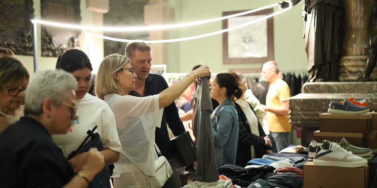 Visitants a l'Outlet de CIPO del maig de 2025. Autor: D.Jiménez.